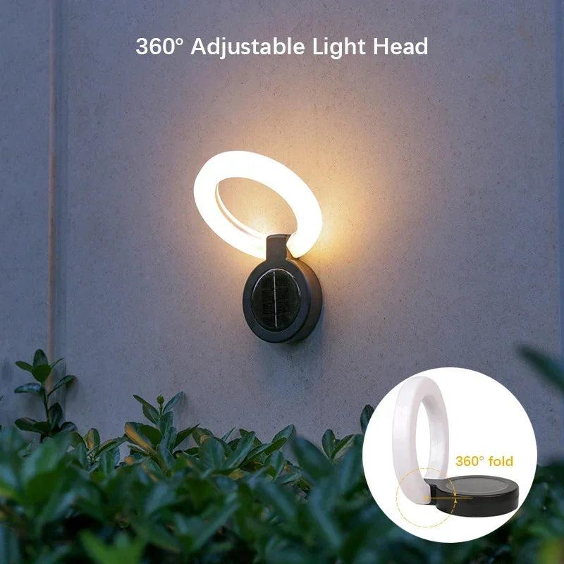 LED Solar Outdoor Lights Waterproof 360° Adjustable Landscape Light Garden Decoration Fence Stake Lawn Porch Walkway 1~8PCs
