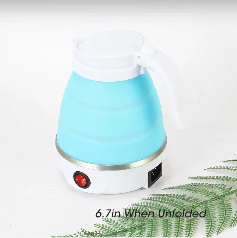 Electric Kettle Mini Foldable 600ml Water Heater Home Hot Water Portable Kitchen Kettle 220V Travel Electric Kettle