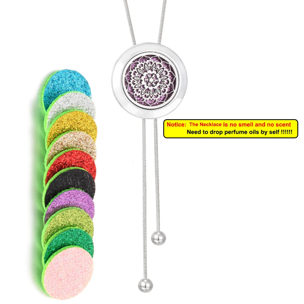 Tree of Life Aromatherapy Necklace - Essential Oil Diffuser Pendant