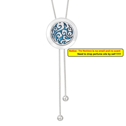 Tree of Life Aromatherapy Necklace - Essential Oil Diffuser Pendant