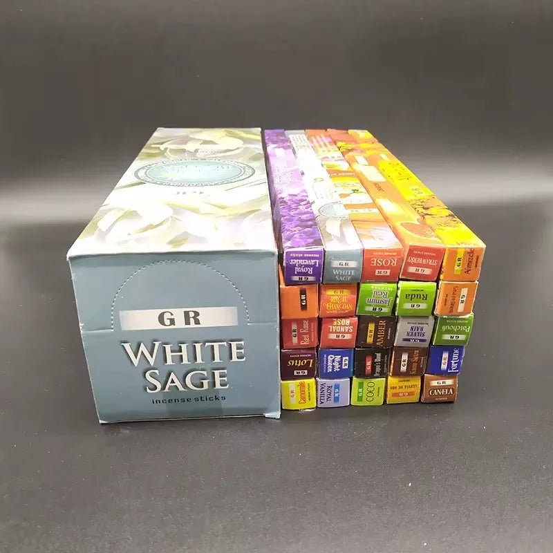 Tibetan White Sage Incense Sticks - Natural Joss Sticks Bulk Pack