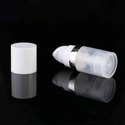 Travel Cosmetic Bottles with Pump - 5Pcs Vacuum Containers for Skincare Products"