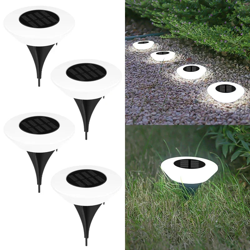 LED Solar Outdoor Lights Waterproof 360° Adjustable Landscape Light Garden Decoration Fence Stake Lawn Porch Walkway 1~8PCs