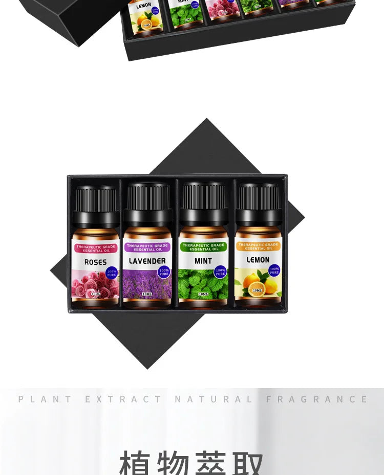 Essential Oil Set 10ml - Aromatherapy Massage & Candle Making Kit