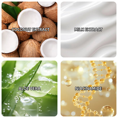 Coconut Exfoliating Scrub - Physical Exfoliation for Face & Body