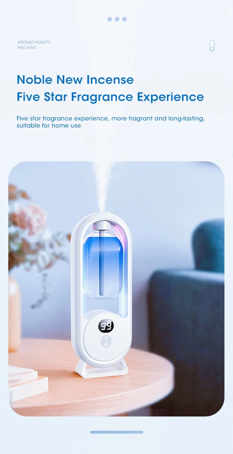 Smart Essential Oil Diffuser - 5-Speed Adjustable Atomiser Deodoriser