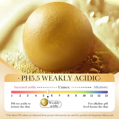 Gold Bath Salt Ball 100g - Deep Cleansing Relaxation Spa Soak