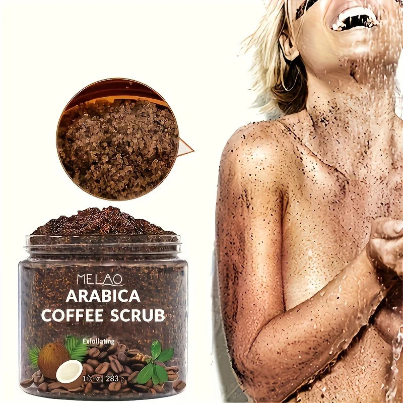 Coffee Body Scrub - Arabica Coffee & Dead Sea Salt Exfoliating