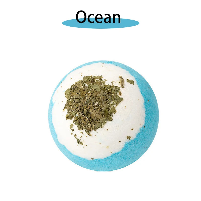 Organic Bath Bomb 100g - Handmade Essential Oil Spa Gift
