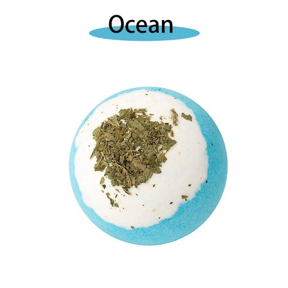 Organic Bath Bomb 100g - Handmade Essential Oil Spa Gift