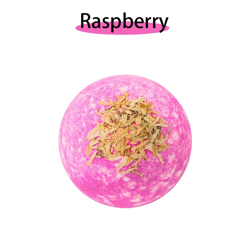 Organic Bath Bomb 100g - Handmade Essential Oil Spa Gift