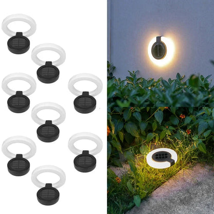 LED Solar Outdoor Lights Waterproof 360° Adjustable Landscape Light Garden Decoration Fence Stake Lawn Porch Walkway 1~8PCs