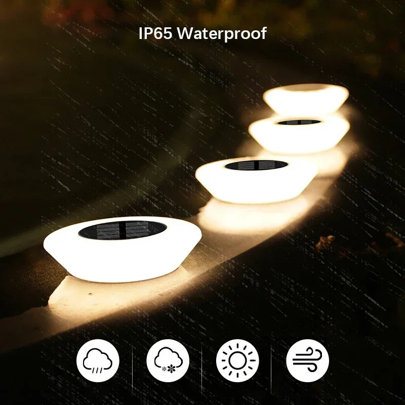 LED Solar Outdoor Lights Waterproof 360° Adjustable Landscape Light Garden Decoration Fence Stake Lawn Porch Walkway 1~8PCs