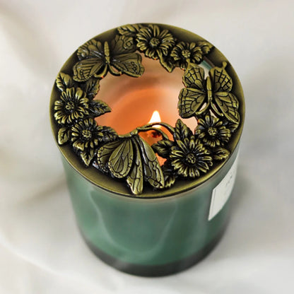 Candle Topper - Butterfly Candle Shade Jar Lid Cover Home Décor