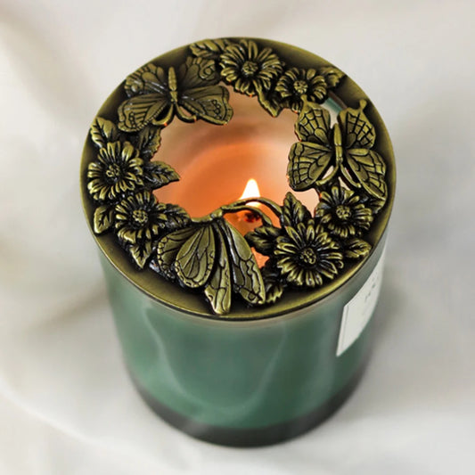 Candle Topper - Butterfly Candle Shade Jar Lid Cover Home Décor