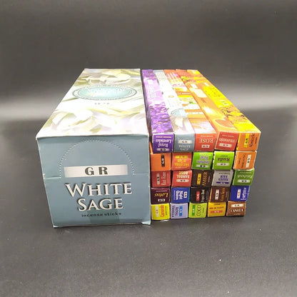 Tibetan White Sage Incense Sticks - Natural Joss Sticks Bulk Pack