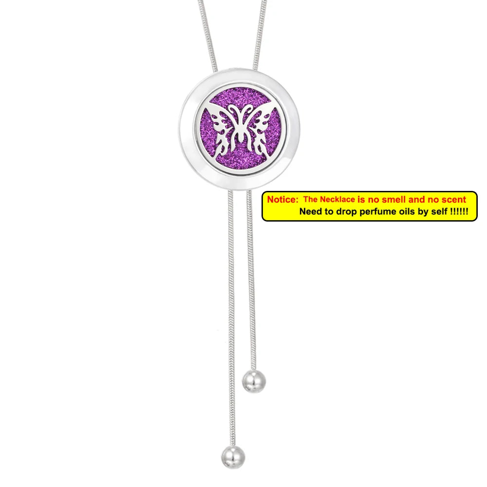 Tree of Life Aromatherapy Necklace - Essential Oil Diffuser Pendant