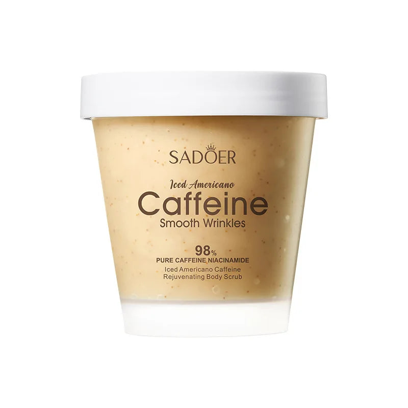 Iced Coffee Body Scrub - Caffeine-Infused Exfoliating Deep Cleanser