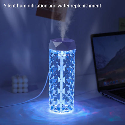 Air Humidifier 400ml - USB Aroma Diffuser with RGB Light