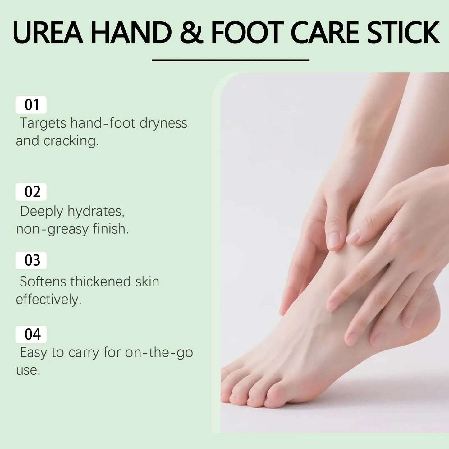 Foot Cream Stick - Moisturising Heel Crack Repair for Very Dry Skin