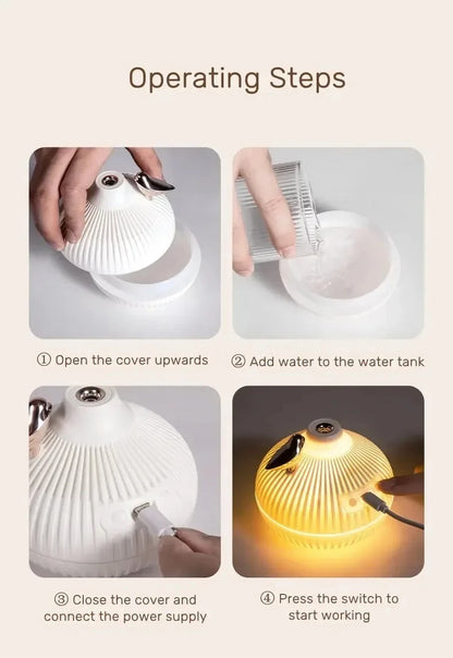 Portable USB Humidifier - Creative Onion Shape Aroma Diffuser