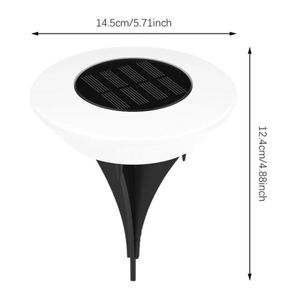 LED Solar Outdoor Lights Waterproof 360° Adjustable Landscape Light Garden Decoration Fence Stake Lawn Porch Walkway 1~8PCs