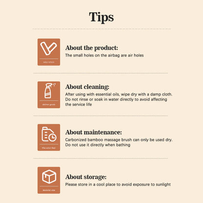 Wooden Massage Brush - Multi-Functional Scalp & Body Anti-Cellulite