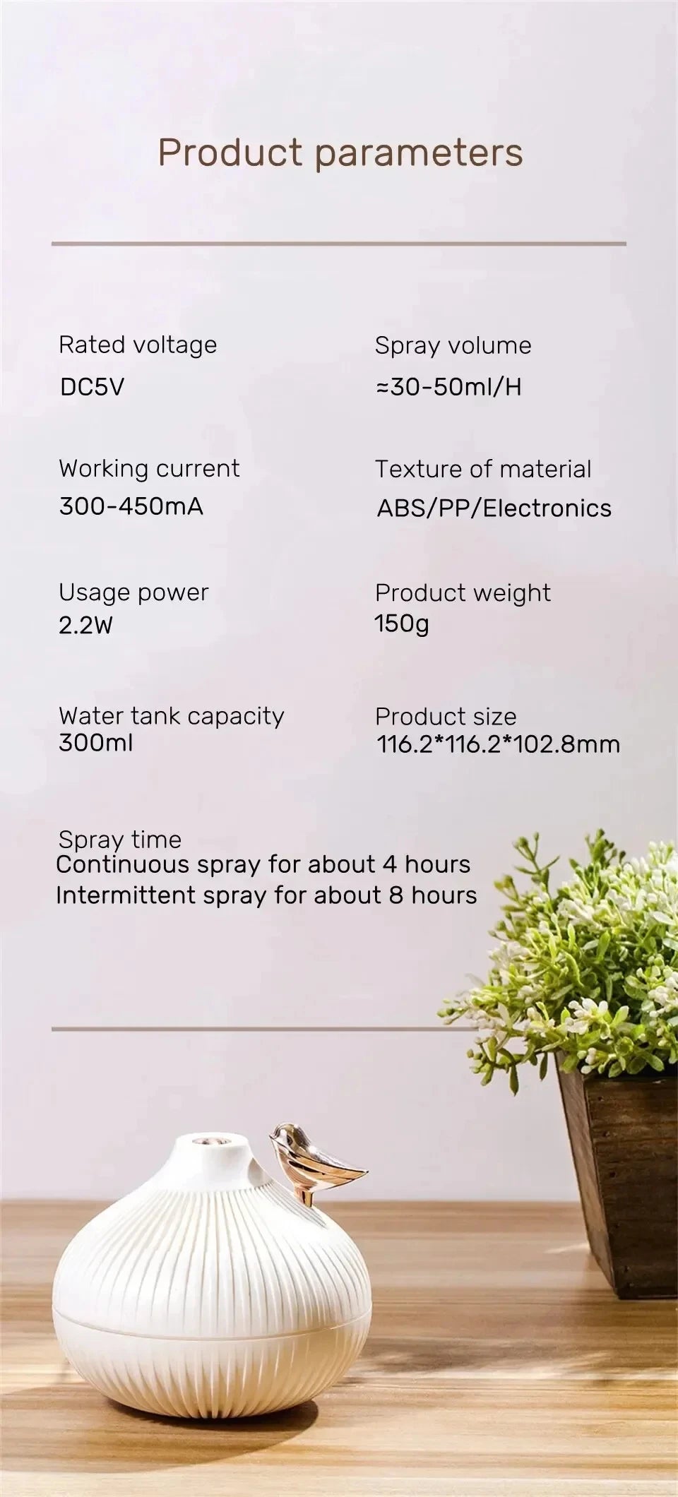 Portable USB Humidifier - Creative Onion Shape Aroma Diffuser