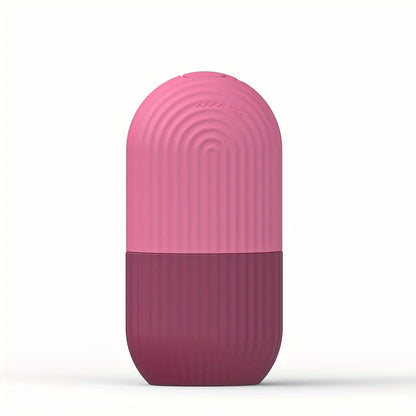 Ice Roller for Face & Eyes - Reusable Silicone Facial Massage Tool