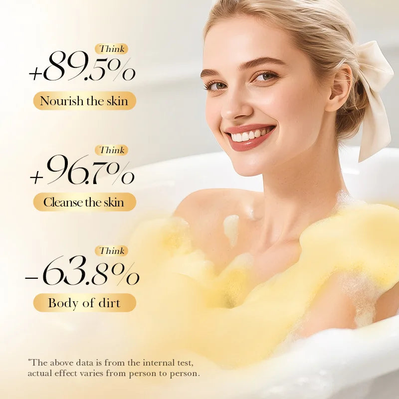 Gold Bath Salt Ball 100g - Deep Cleansing Relaxation Spa Soak