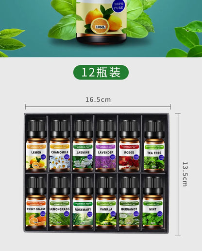 Essential Oil Set 10ml - Aromatherapy Massage & Candle Making Kit