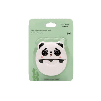 Outdoor Portable Student Cartoon Portable Soap Slice