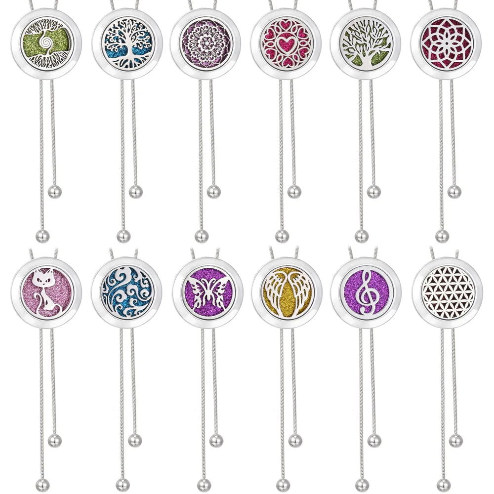 Tree of Life Aromatherapy Necklace - Essential Oil Diffuser Pendant