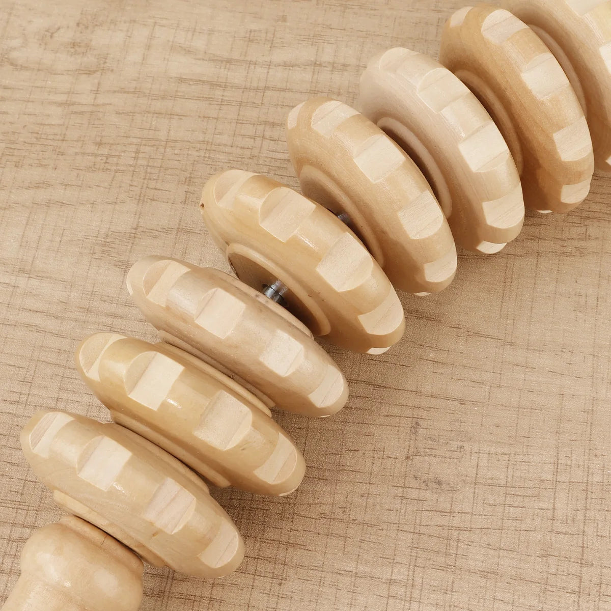 Wooden Massage Roller - Trigger Point Therapy Stick for Muscles & Fascia
