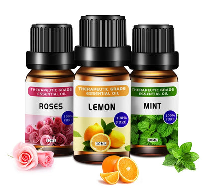 Essential Oil Set 10ml - Aromatherapy Massage & Candle Making Kit