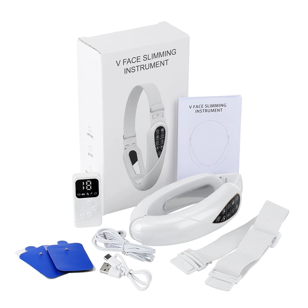 V-Face Massager - Rechargeable LED Facial Lifting Device