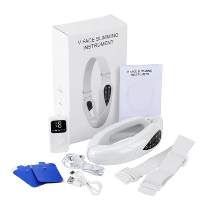 V-Face Massager - Rechargeable LED Facial Lifting Device