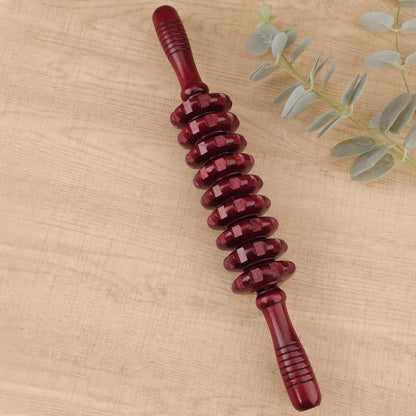 Wooden Massage Roller - Trigger Point Therapy Stick for Muscles & Fascia