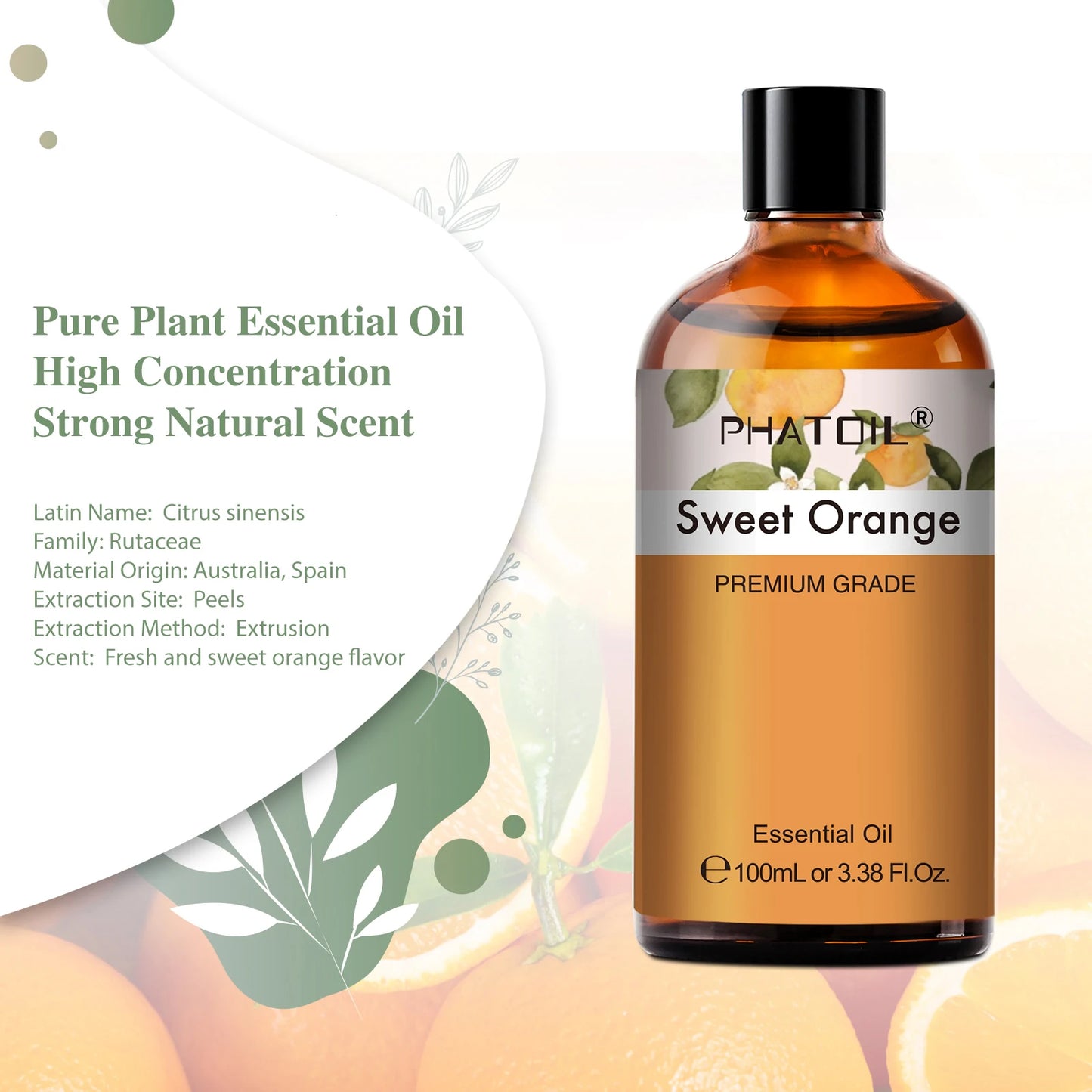 Essential Oil 100ml - Natural Aromatherapy for Skin & Diffusers