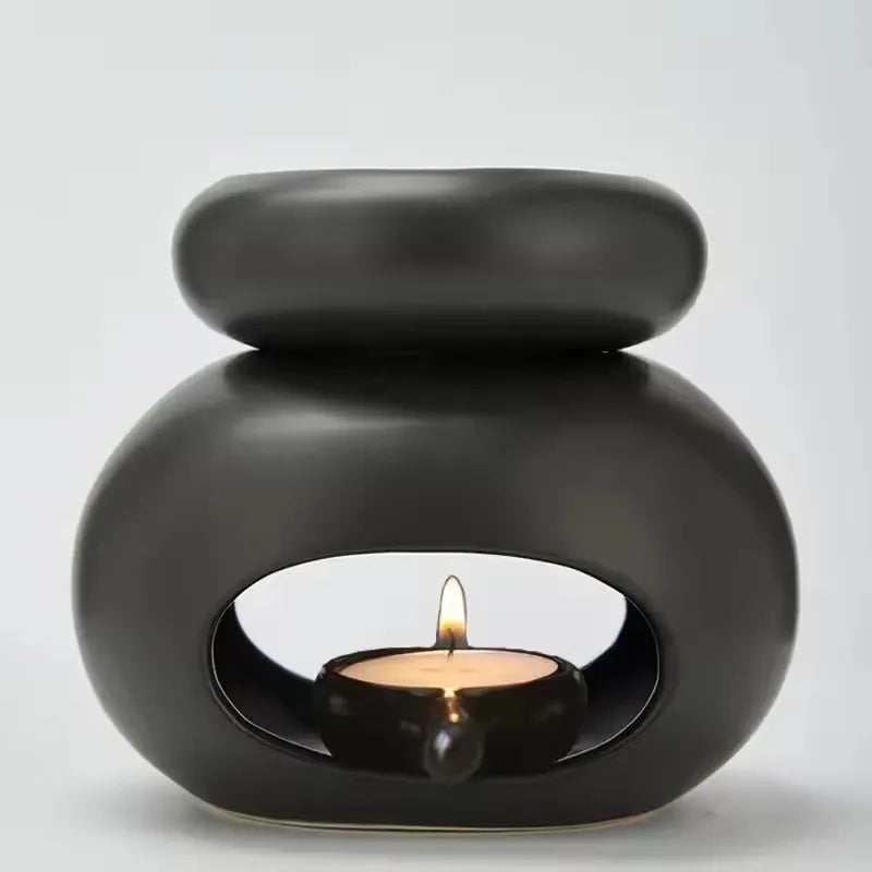 3-in-1 Candle Warmer - Essential Oil Burner Ceramic Aromatherapy Lamp