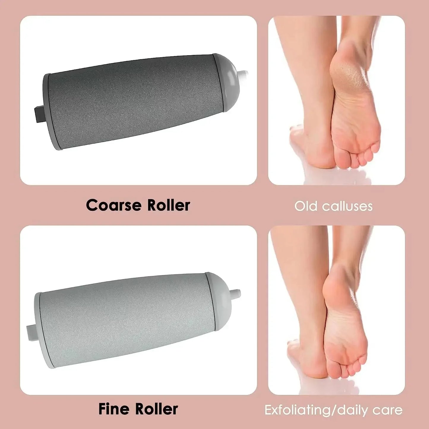 Electric Foot File - Professional Sandpaper Callus Remover Tool