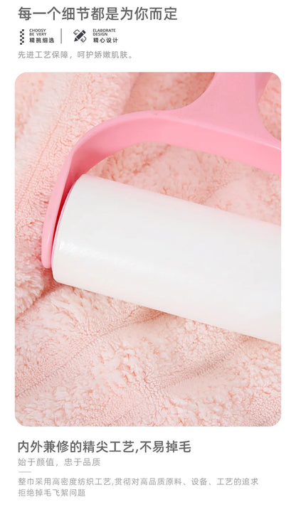 Hair Drying Cap - Super Absorbent Quick-Dry Towel Turban for Women