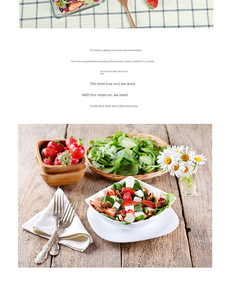 Vegetable Cutting Bowl - Quick Salad Prep Gadget with Slicing Function