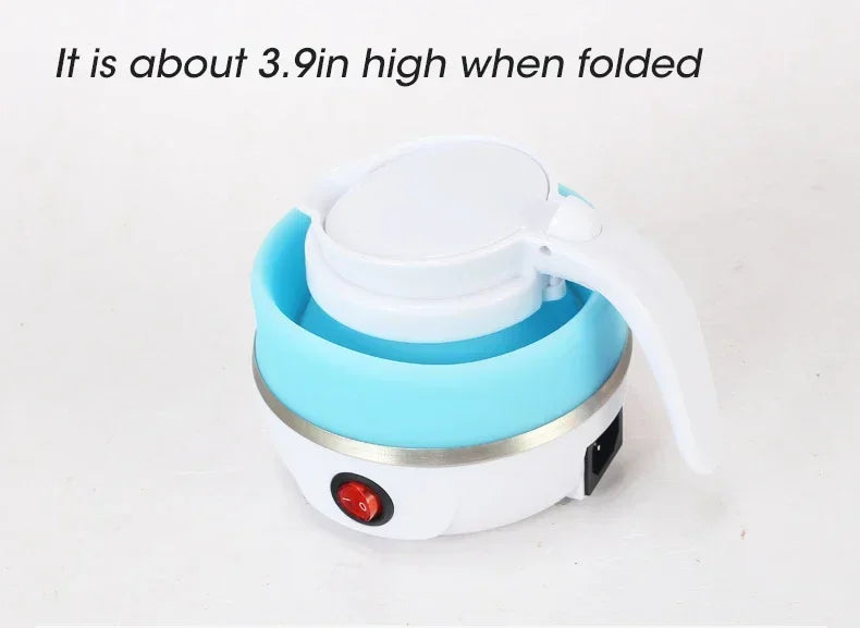 Electric Kettle Mini Foldable 600ml Water Heater Home Hot Water Portable Kitchen Kettle 220V Travel Electric Kettle