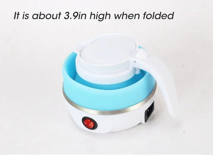 Electric Kettle Mini Foldable 600ml Water Heater Home Hot Water Portable Kitchen Kettle 220V Travel Electric Kettle