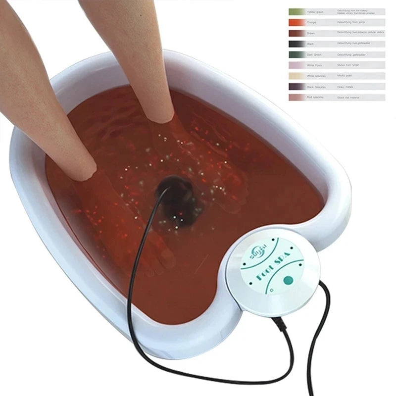 Ionic Detox Foot Spa - Electric Massage Bath with Basin & Arrays