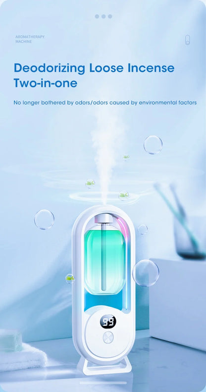 Smart Essential Oil Diffuser - 5-Speed Adjustable Atomiser Deodoriser