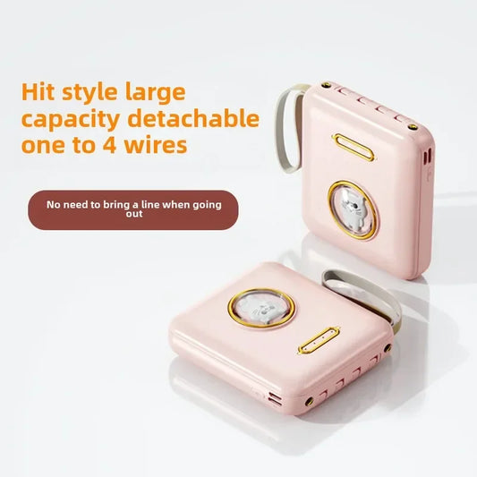 Fun Cartoon Power Bank 20000mAh - Mobile Charger with Cable Included