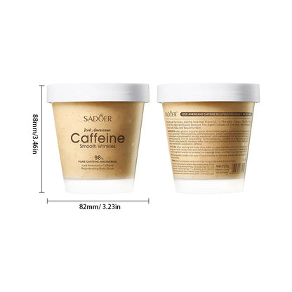 Iced Coffee Body Scrub - Caffeine-Infused Exfoliating Deep Cleanser