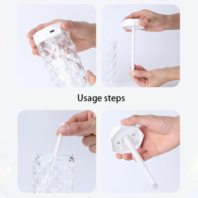 Air Humidifier 400ml - USB Aroma Diffuser with RGB Light